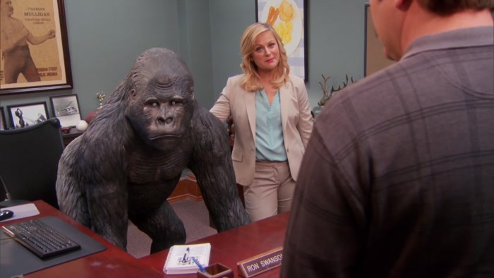 I BELIEVE YOU KNOW THIS GORILLA. 