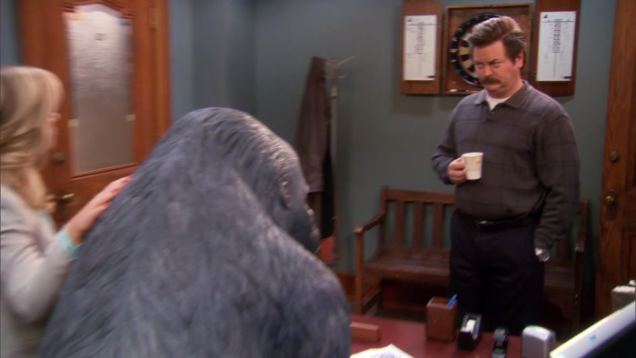 BUT THEN YOU GOT RID OF ITS HABITAT, SO IT DIED. 