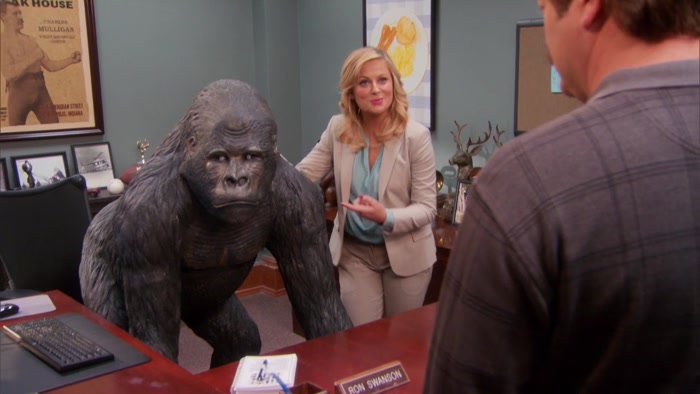 I BELIEVE YOU KNOW THIS GORILLA. 