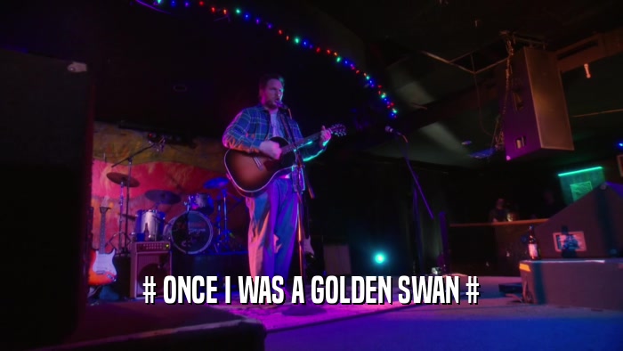 # ONCE I WAS A GOLDEN SWAN #  