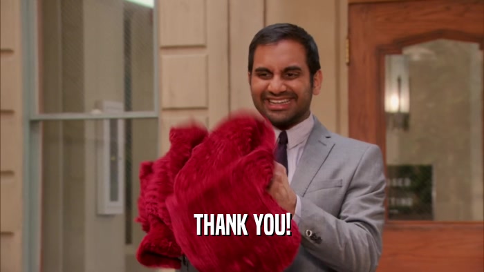 THANK YOU!  