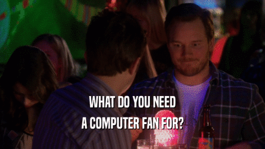 WHAT DO YOU NEED A COMPUTER FAN FOR? 