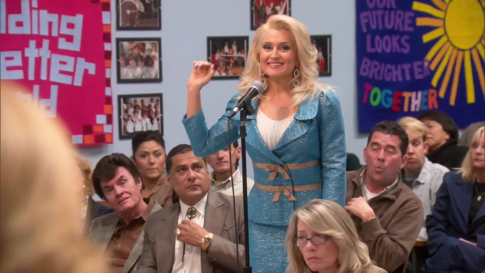 - LESLIE IS THE BEST. - NO, NO, BRANDI. 