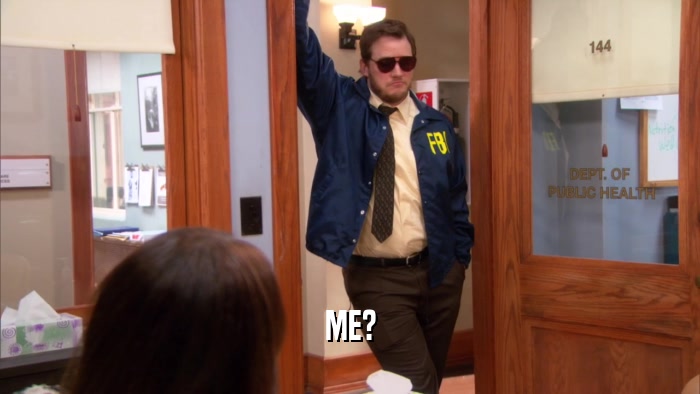 ME?  