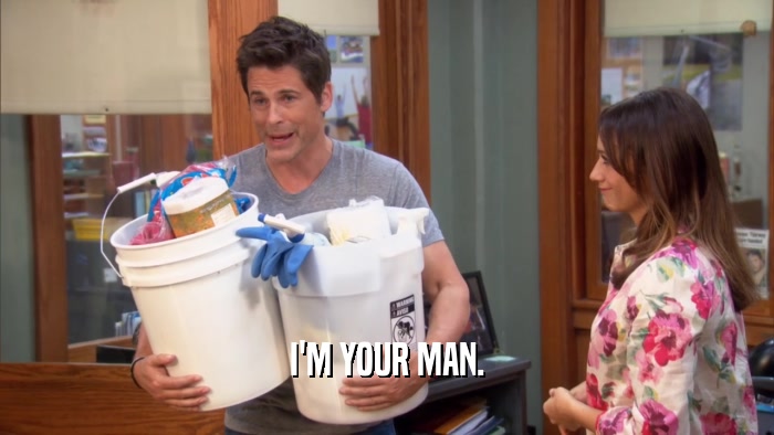 I'M YOUR MAN.  