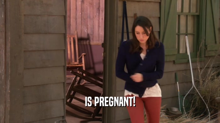 IS PREGNANT!  