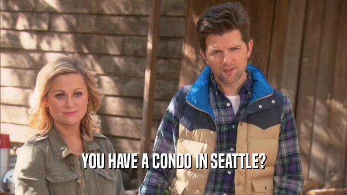 YOU HAVE A CONDO IN SEATTLE?  
