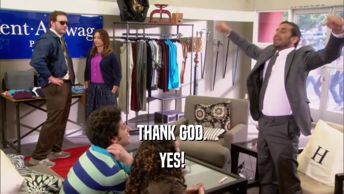 THANK GOD. YES! 
