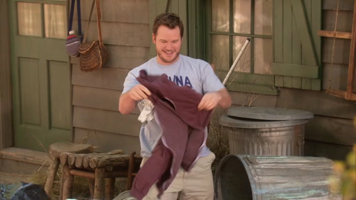 THAT'S WHY I WAS DIGGING THROUGH THE TRASH. 