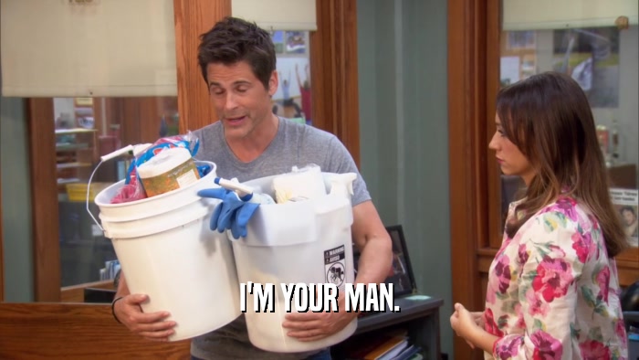 I'M YOUR MAN.  
