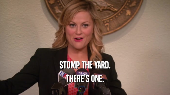 STOMP THE YARD. THERE'S ONE. 