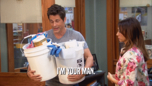 I'M YOUR MAN.  