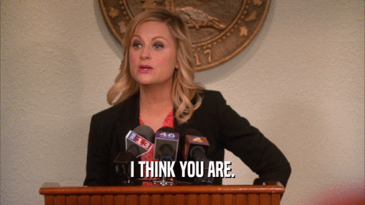 I THINK YOU ARE.  
