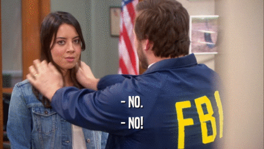 - NO. - NO! 