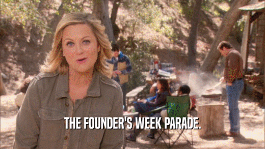 THE FOUNDER'S WEEK PARADE.
  