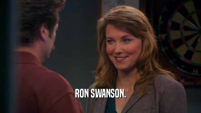 RON SWANSON.  