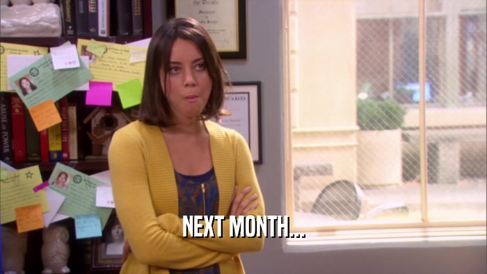 NEXT MONTH...  