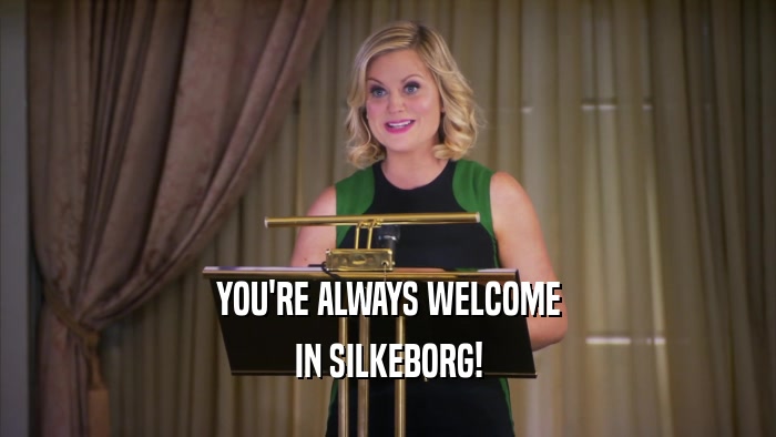 YOU'RE ALWAYS WELCOME IN SILKEBORG! 