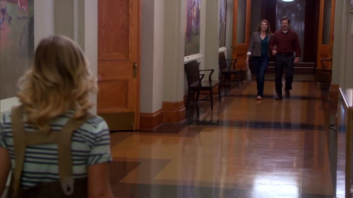 HEY, LESLIE. WHAT'S WITH THE GETUP? 