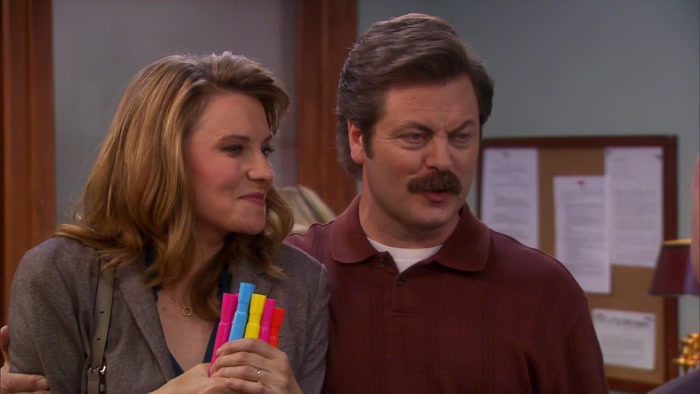 - DO YOU, RON SWANSON, TAKE DIANE TO BE YOUR WIFE? - OOH, IT'S GOING TO START! 