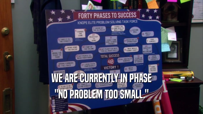WE ARE CURRENTLY IN PHASE 