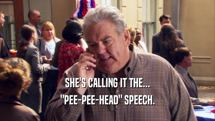 SHE'S CALLING IT THE... 
