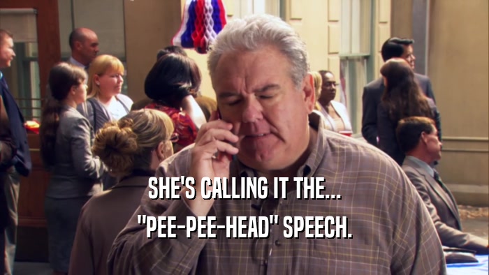 SHE'S CALLING IT THE... 