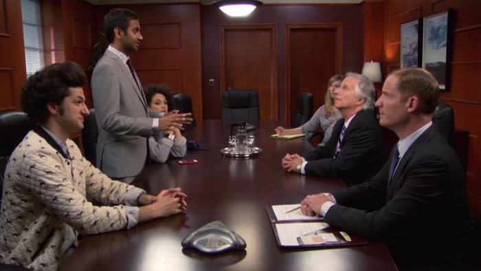 ADDRESSING A GROUP OF PEOPLE IN A BUSINESS MEETING. IT'S REALLY A DREAM COME TRUE. 