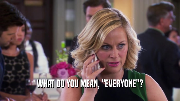 WHAT DO YOU MEAN, 