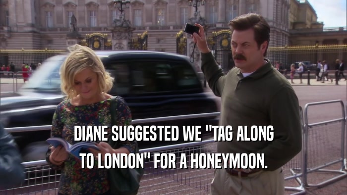 DIANE SUGGESTED WE 