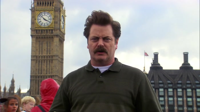LOOK, A CLOCK. WE DON'T HAVE THAT IN AMERICA. 