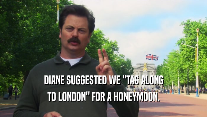 DIANE SUGGESTED WE 
