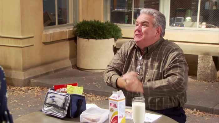 YEAH, RON ASKED ME TO COME IN WHILE HE'S AWAY. 