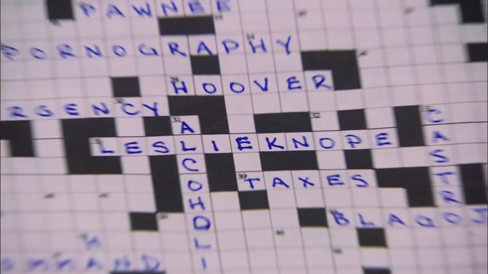 LAST WEEK, I WAS AN ANSWER IN THE PAWNEE JOURNAL'S CROSSWORD PUZZLE. 