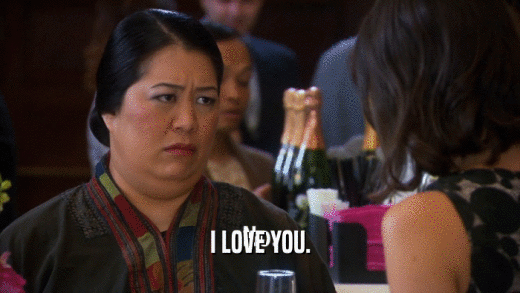 I LOVE YOU.  