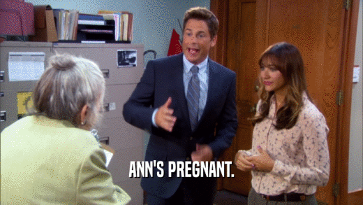 ANN'S PREGNANT.  