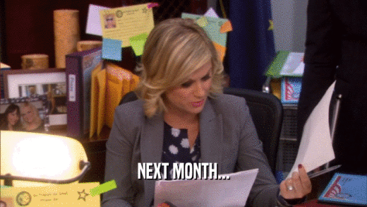 NEXT MONTH...  