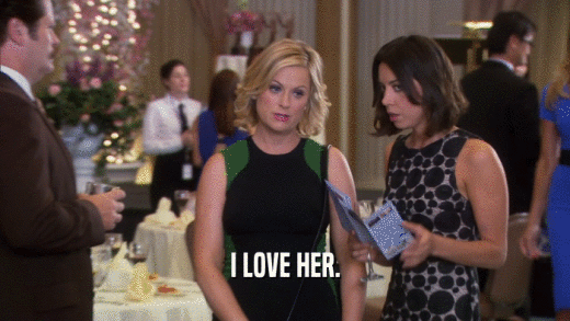 I LOVE HER.  