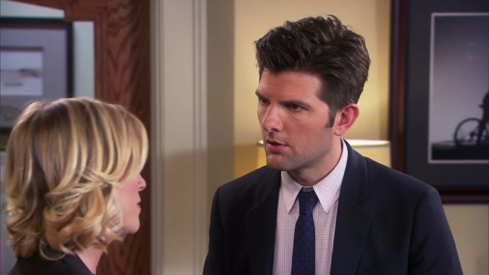 LESLIE, I JUST WANNA BORROW YOUR HUSBAND FOR THE EVENING. 