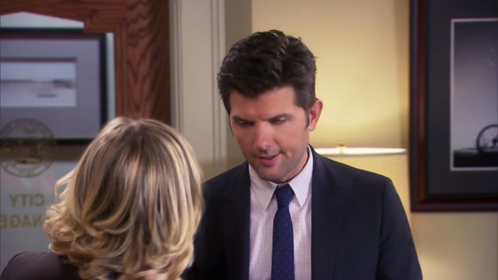 - WHAT IS SHE DOING HERE? - I'M SORRY, LESLIE, 