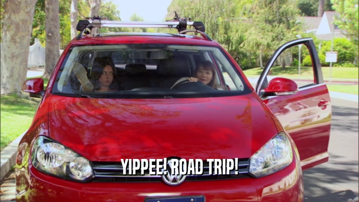 YIPPEE! ROAD TRIP!  