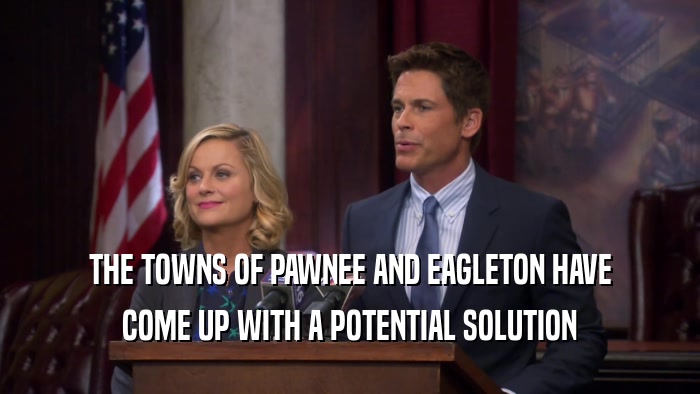 THE TOWNS OF PAWNEE AND EAGLETON HAVE COME UP WITH A POTENTIAL SOLUTION 