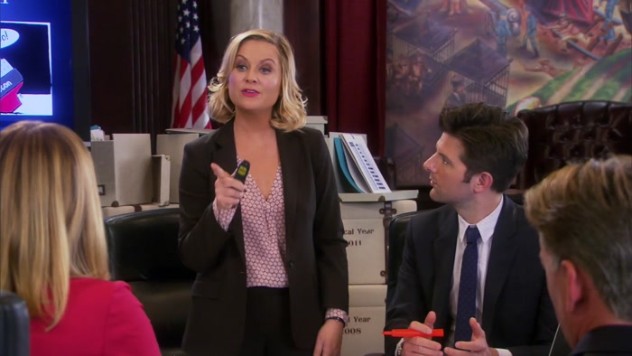 AND YOU NEED TO RELEASE A STATEMENT THAT SAYS THAT PAWNEE RULES AND EAGLETON DROOLS. 
