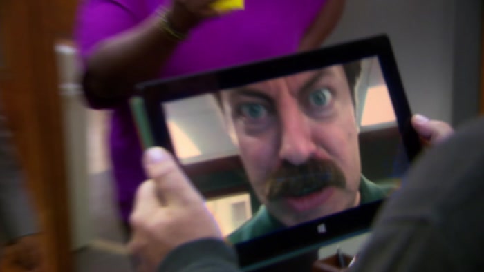 ERASE ALL PICTURES OF RON!  