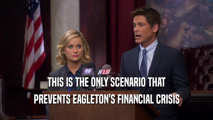 THIS IS THE ONLY SCENARIO THAT PREVENTS EAGLETON'S FINANCIAL CRISIS 