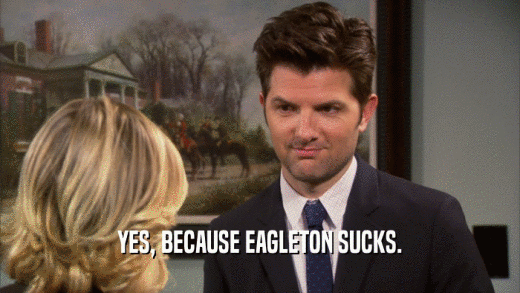 YES, BECAUSE EAGLETON SUCKS.  