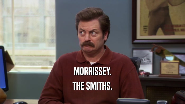 MORRISSEY. THE SMITHS. 