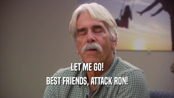 LET ME GO! BEST FRIENDS, ATTACK RON! 