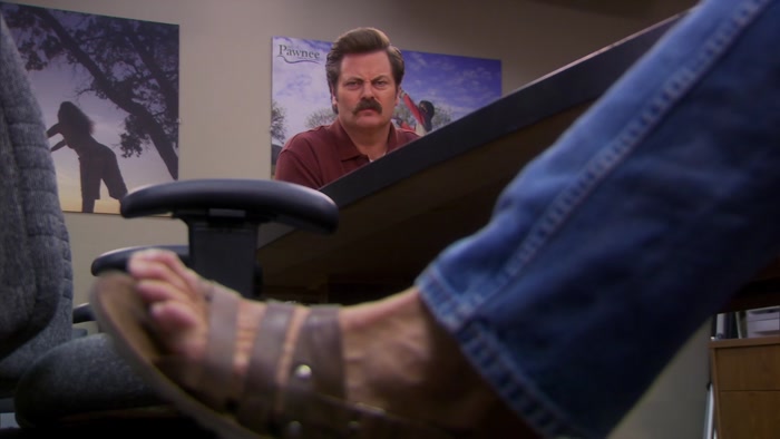 WHAT IS ON YOUR FOOT, SIR?  