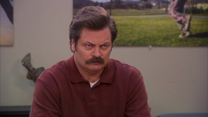 WELL, EAGLETON RON, WE HERE IN PAWNEE VALUE LOYALTY ABOVE ALL ELSE. 